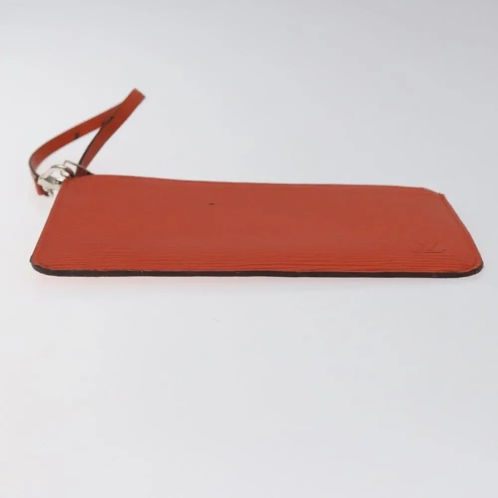 Louis Vuitton Epi Neverfull PM Pouch Orange